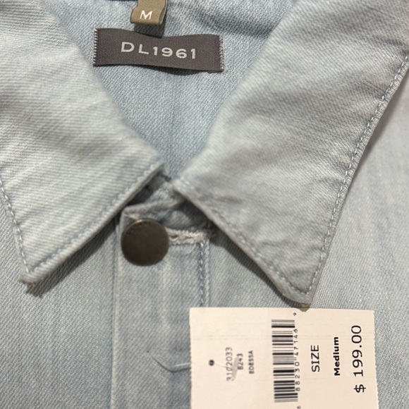 DL1961 NWT Cropped Light Jean Taryn Denim Jacket - Picture 6 of 7